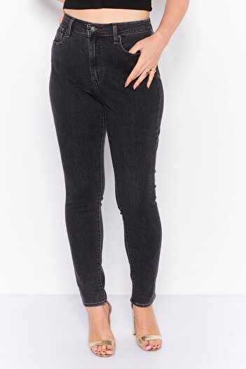 Levi's Women Regular Fit Plain Stretchable Denim, Black
