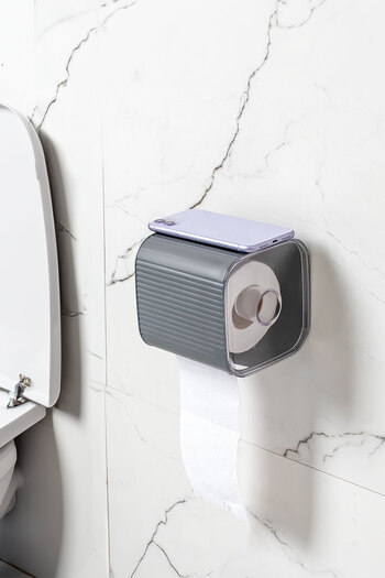 Porsima 2042 Adhesive Bathroom Toilet Roll Holder Wc Napkin Holder Paper Holder Toilet Paper Organizer