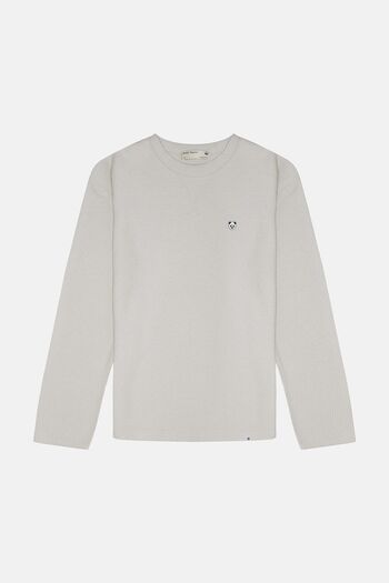 WWF Market Panda Waffle Sweatshirt - Light Gray