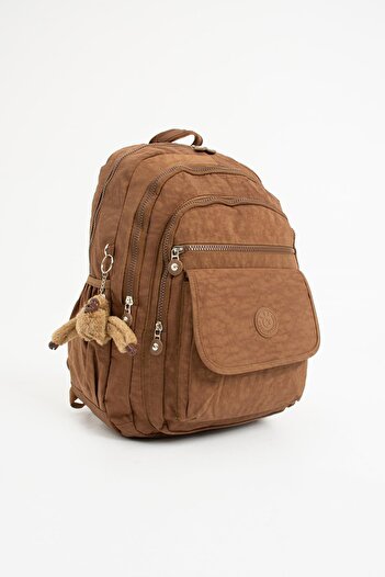yuzuco Ultra Light Multi-Pocket Waterproof Backpack Brown (Model 571-2A)