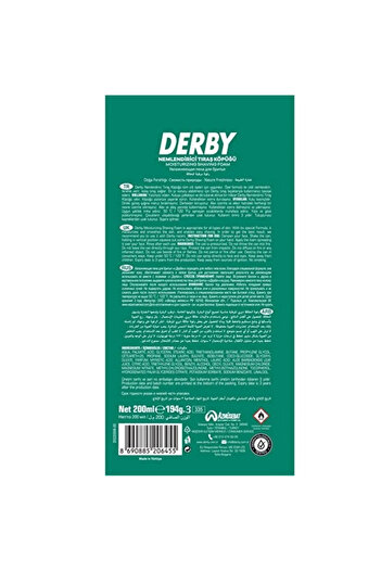 Derby Tıraş Köpüğü Doğa Ferahlığı 200 ml X 2 Adet