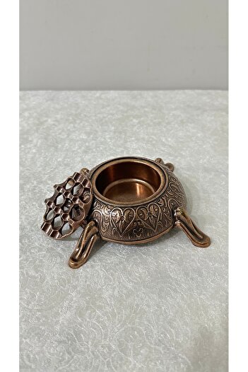 USD HOME Ash Dish Ashtray with a Grid of Copper Legs with a Reduction