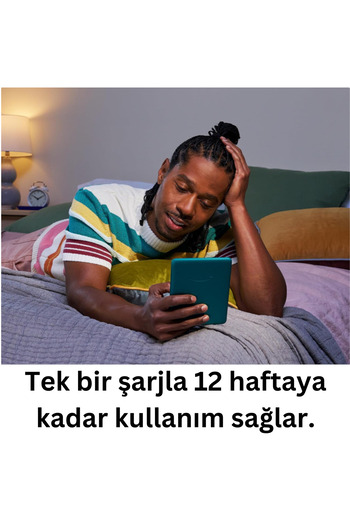 Amazon Yeni Kindle Paperwhite Signature Edition (2024) 12.nesil 32 Gb 7” Reklamsız Metalik Siyah
