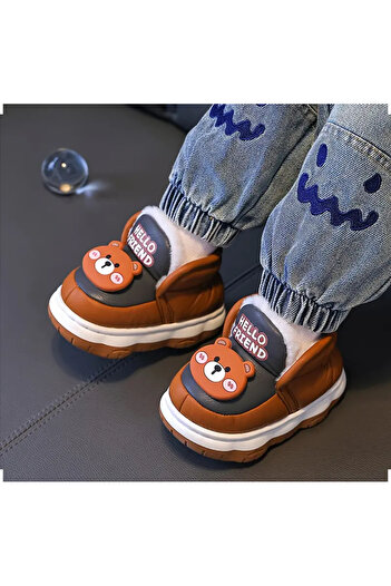 Yasee Termal içlikli deri bebek panduf