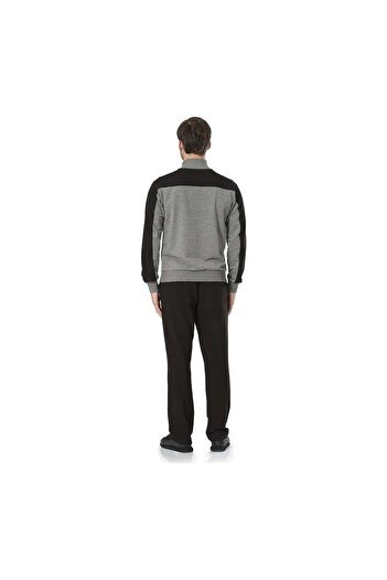 Pierre Cardin Erkek Gri   Fermuarlı Eşofman Takımı R.O.Z.7.0.E.L.4.5.T.