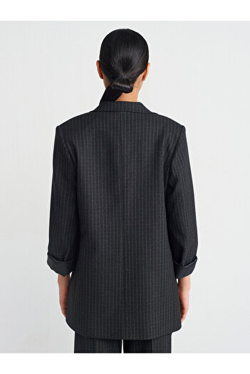 Dilvin 60758 Blazer deschis-negru