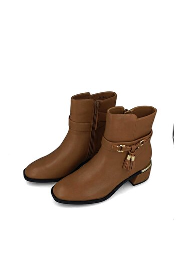 MENBUR WOMEN SHOES TAN ANKLE BOOTS