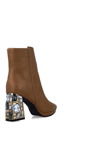 MENBUR WOMEN SHOES TAN ANKLE BOOTS
