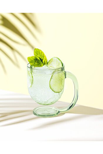 Madame Coco Domme 2-Pack Plastic Mug - Green - 385 ml