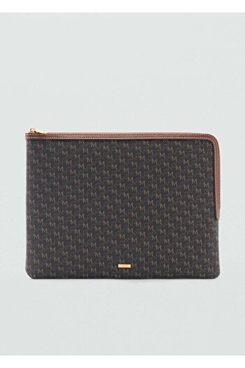 MANGO Woman Laptop Sleeve with Logo Pattern