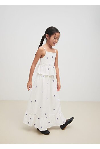 MANGO Kids Fusta cu detalii de broderie