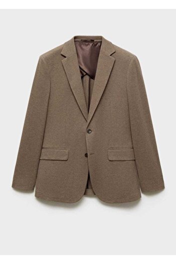 MANGO Man Verner Dar Kesim Pamuklu Blazer Ceket