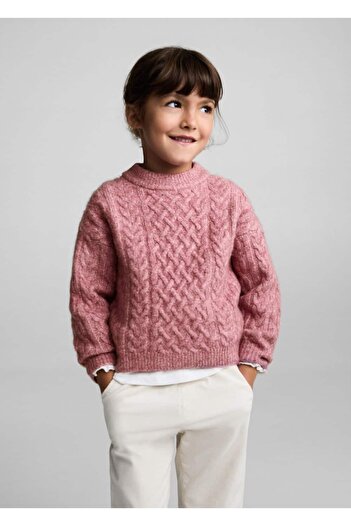 MANGO Baby Knit Detailed Knitwear Sweater