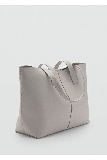 MANGO Woman Shopper-Tasche mit Doppelgriff