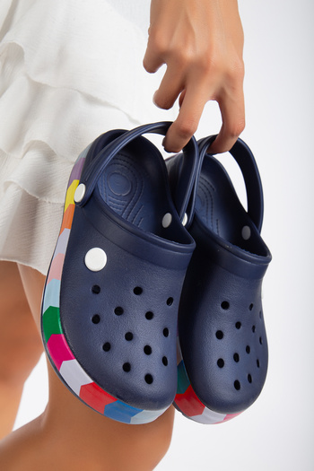 moun shoes Повністю ортопедичні сині унісекс кольорові тапочки для жінок та чоловіків