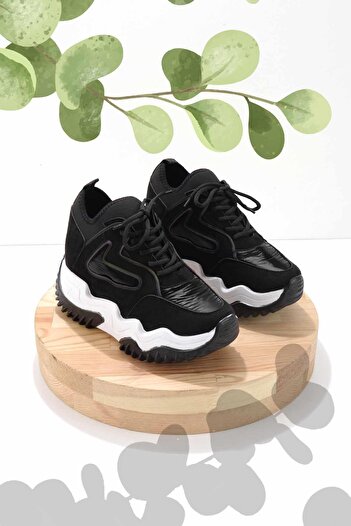 Bambi Black Suede Women's Sneaker K01970001302