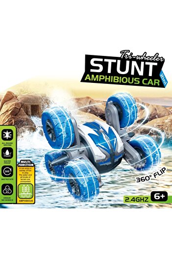 COOYA Waterproof RC Stunt Car Toy,Double-Sided Driving 360 Degree Flips,Long-Distance & Anti-Interference