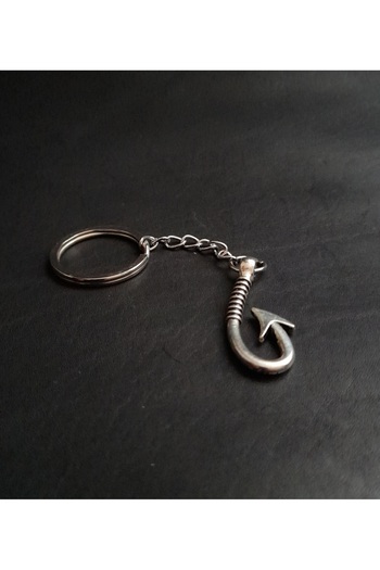 BSN Store Mariner Fisher Hook Figured Metal Keychain