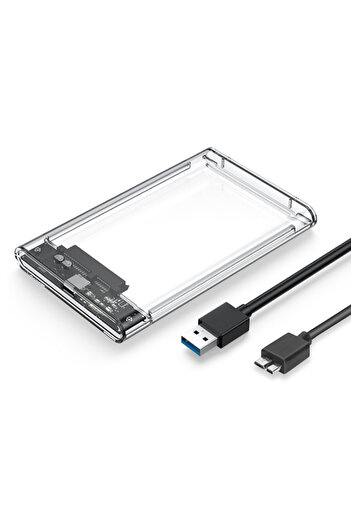 Choice USB3.0 TO Micro USB 3.0 Transparent HDD Enclosure 2.5" ,Type C Micro Cable External Hard Drive Disk