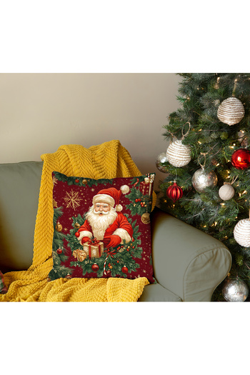 hediyechy Vita Design Christmas Santa Claus Printed Single Duvet Cover Set