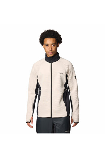 Columbia Crystal Leaf Omni-Heat Helix Men's Fleece Top with Full Zip