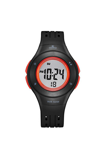 Astro Kids Digital Orange  Dial Watch - A23901-PPBO