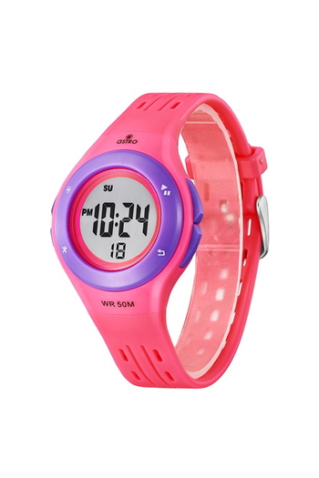 Astro Kids Digital Purple Dial Watch - A23901-PPPV