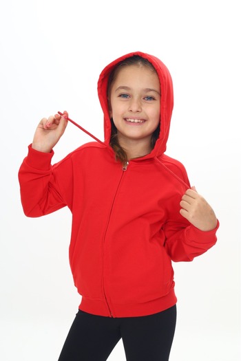 Toontoy Girl's Hooded Cardigan
