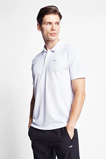 Lescon Men's Short Sleeve Polo Neck T-Shirt 24S-1297-24B 24Bteb001297