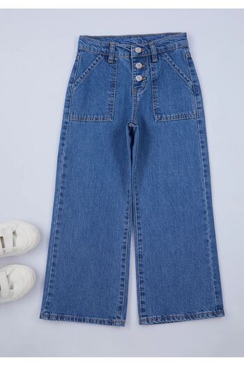 ASL GOLF CLUB Fete - Pantaloni din denim Jean cu buzunare