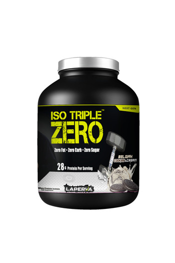 Laperva Iso Triple Zero Next Generation Whey Protein, Belgian Cookies and Cream, 4 LB