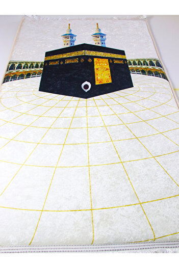 Carpetella Isi ̇M Yazilabi ̇Li ̇R Thick with Sponge ̇ Prayer Rug Di ̇Z No Pain Hedi ̇Yeli ̇K Prayer Teyi ̇Zli ̇K