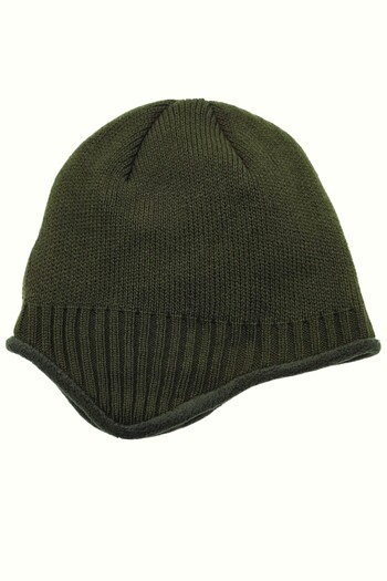 AXE SPORTSWEAR Khaki Color Winter Beanie with Fleece Inside Soft Textured Earmuffs Winter Beanie