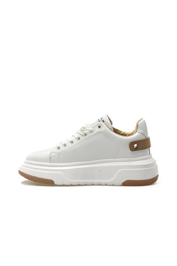 Lufian Adel Women - Genuine Leather White Casual Daily Shoes 25Y 121230017   Z