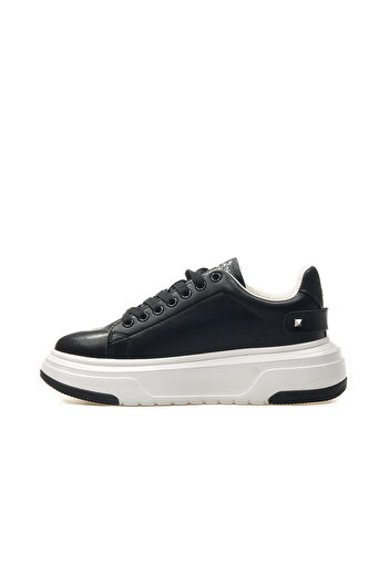 Lufian Adel Women - Genuine Leather Black Casual Daily Shoes 25Y 121230017