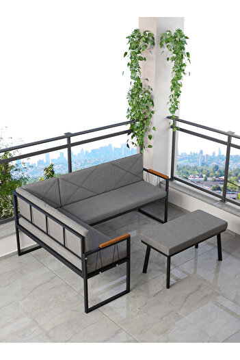 Mygusi Src Balkon, Bahçe, Cafe, Köşe Takımı