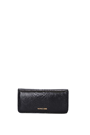 U.S. Polo Assn. Черна дамска чанта клъч Usc24816