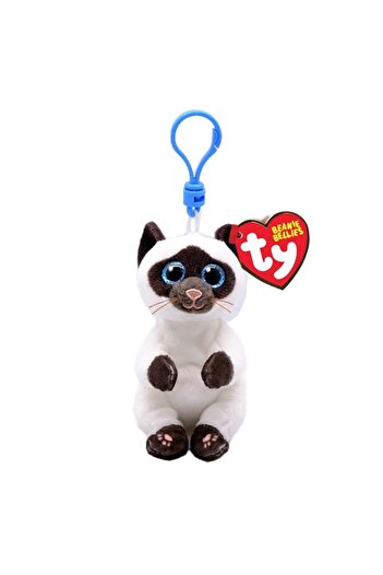 TY Beanie Boos TY Beanie Siyam Kedisi Miso Anahtarlık 12 Cm