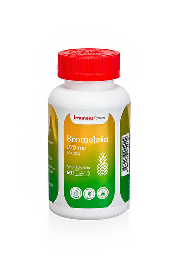 Imuneks Bromelain 220 Mg Food Supplement 60 Tablets