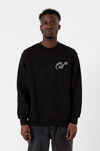 Tshirthane Gran Turismo Pocket Логотип Чорний Чоловічий 2ip Світшот