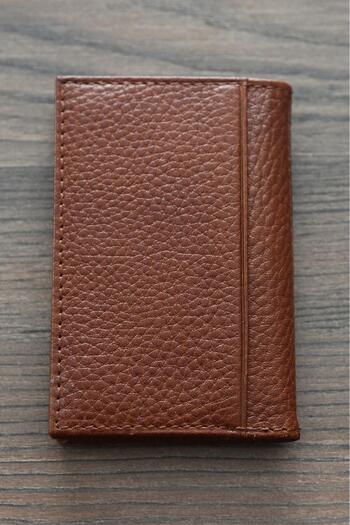 Madmext Tan Genuine Leather Men's Wallet with Two Sided Card Holder Compartment 7252