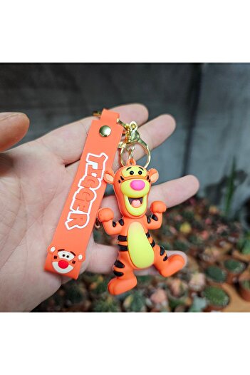 Maison Shop Winnie the Pooh Kaplan Tiger Figürlü Sevimli Anahtarlık/Çanta Süsü/ Araba Süsü