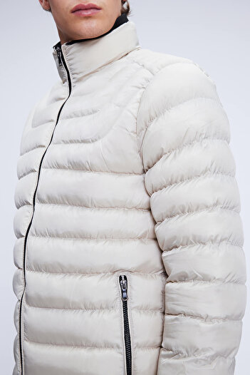 Hatemoğlu Φουσκωτό παλτό Stone Dynamic Fit Judge Collar