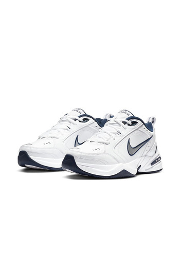 Nike Nike Air Monarch 415445-102-102 Біло-сині комфортні кросівки для бігу та тренувань