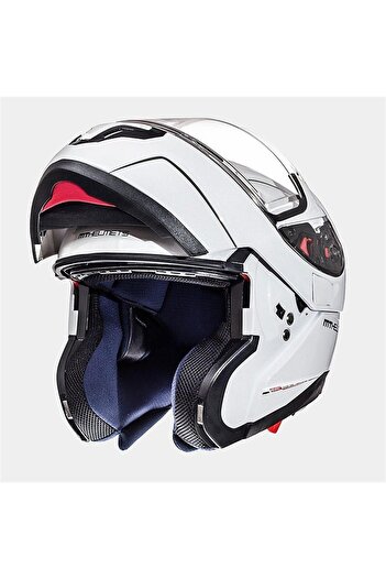MT Atom Sv Solid Gloss Çene Açılır Motosiklet Kaskı