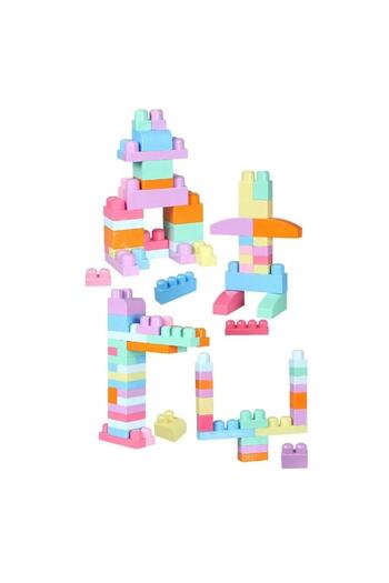 hak-iş oyuncak Pastel Color Segmented Block 56 Pieces Pls Box