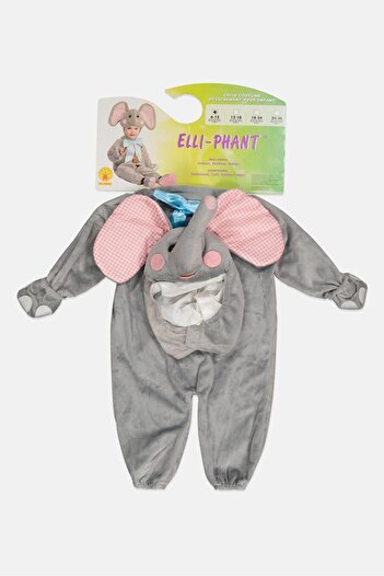 Rubies Elli Phant Costume 18-24 Months, Grey