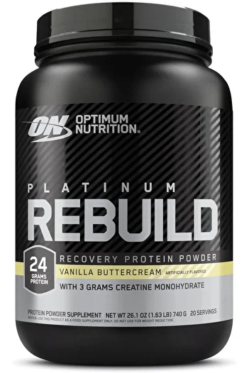 Optimum Nutrition بودرة إعادة بناء البلاتين، كريمة الزبدة بالفانيليا، 1.67 رطل