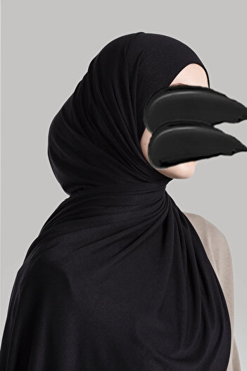Lemaye Black Combed Shawl