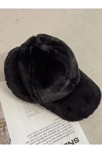 LİNOTTİ Women's Plush Winter Kep Hat